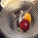 烈志笑魚油 麺香房 三く - 39分のサービス皿