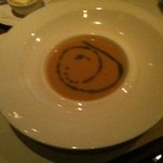 エシェル ドゥ アンジェ - 温製スープ。冷製のときの器も素敵です。