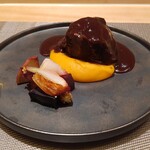 銀座 大石 - 人参のピュレ