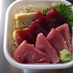 すしやの魚々村 - マグロ赤身＆中トロ丼