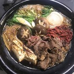 肉のあさの - 煮えました