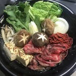 肉のあさの - すき焼き鍋
