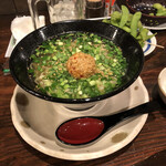 やきとりの扇屋 - 鶏ニラらーめん、680円。