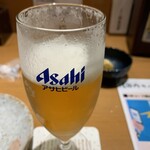 北前そば高田屋 - ビールはすぐにいただく派