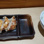 三九ラーメン - 餃子と御飯280円