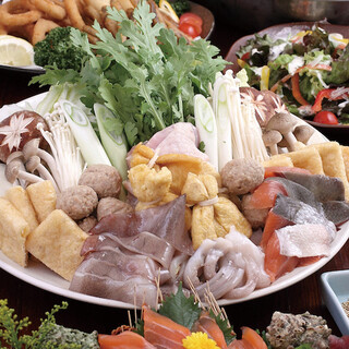 2h飲み放題付 全8品 選べるお鍋 塩ちゃんこorチゲ鍋コースor味噌ちゃんこ クーポン利用で5000円 4000円 海鮮居酒屋 てつたろう 梅田中崎町店 中崎町 居酒屋 食べログ