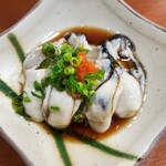 鮨ぎん泉 - 生牡蠣ポン酢