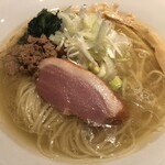 鴨出汁中華蕎麦 麺屋yoshiki - 鴨と三大地鶏の塩そば