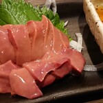 下町焼鳥 我が家 - レバ刺し