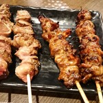 Shitamachi Yakitori Wagaya - レバ、はつおち