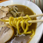 ラーメンだいおう - 新潟みそラーメンの麺