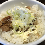 高なべ - ミニ丼セット　ねぎマヨチャーシュー丼