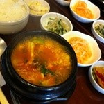 韓国家庭料理 味楽 - 豆腐チゲランチ