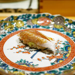 鮨よしの - かすごダイ昆布締め