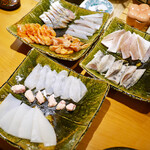 鮨よしの - すしネタ披露01