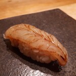 寿し おおはた - 追加 ぼたん海老の昆布締め