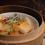 中国料理 カリュウ - ヒラメの蒸しもの自家製チリソース