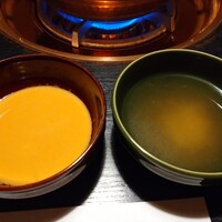 月亭 新宿本店 - 右はわさびだれ