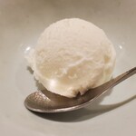 寿司 中川 - 新米のアイスクリーム