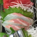 東信水産 - 三点盛り