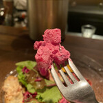 キャトルラパン　神戸三宮 - ビーツのリンゴのサワークリーム和え