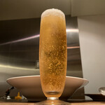 キャトルラパン　神戸三宮 - 最後はビールです