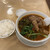青葉 新館 - 料理写真:台湾風牛バラ高菜そば  ご飯