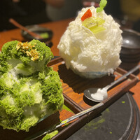 蕃 YORONIKU - 抹茶、しろくまのかき氷♡