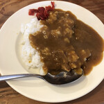 長浜豚骨まるえいラーメン - 佐賀伊万里牛カレー（ハーフ）　300円