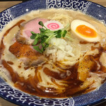 鳥そば 真屋 - 麦みそ鶏ＳＡＢＡそば