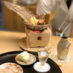 もめん - 牛肉と長芋の朴葉味噌焼き