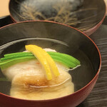 もめん - 蟹しんじょと粟餅