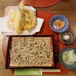 千喜庵～手打ち蕎麦～ - 天せいろ 1,300円