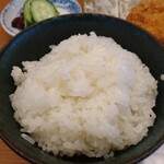 とんかつひなた - とんかつのためのご飯