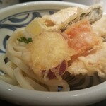 谷や - かしわ天つけうどん　冷　1,000円