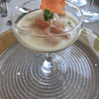 サンシャイン クルーズ・クルーズ - ズワイ蟹とホタテの冷製チャウダー