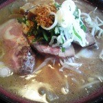 盧山 - 味噌ラーメン　2012/7/28ver