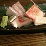 黒鯛、金目鯛、コハダ、縞鯵、ヒラメ縁側