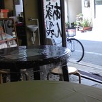 三松堂 - 店内から外を見た感じ