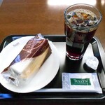 タリーズコーヒー - ドリンク写真:たっぷりタマゴサンドセット