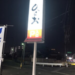 Tempura Dokoro Hirao - お店の看板です。（2020.11 byジプシーくん）