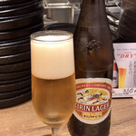 木本屋 - 瓶ビール360円