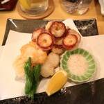 季節料理 よし野 - 生タコ唐揚げ
