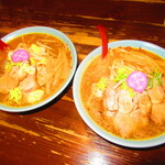 Ramensampachi - ２人の味噌ラーメン　８５０円（税込）【２０２０年９月】