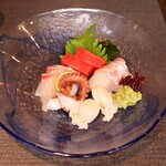 Sakanaya Hidezou - 本日のお造り5種盛り(昼飲み580円)