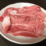 松阪まるよし - しゃぶしゃぶの肉追加(1人前)
