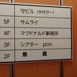 魚真 - 2012/08 ＪＲ新宿駅　東南口からすぐの雑居ビルの２階