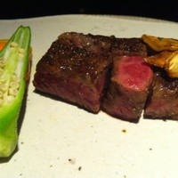 鉄板焼さわふじ - イチボのステーキ