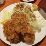 麺屋 六感堂 - 牡蠣フライ定食