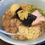 塩そば専門店 桑ばら - 牛すじムール貝の塩中華そば